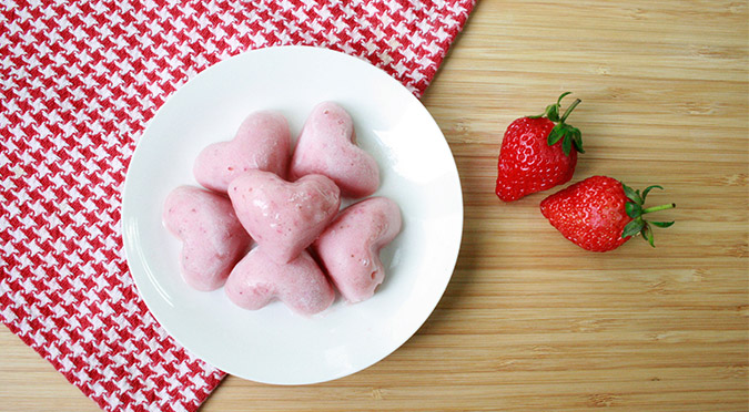 寵物食譜-草莓香蕉冰沙