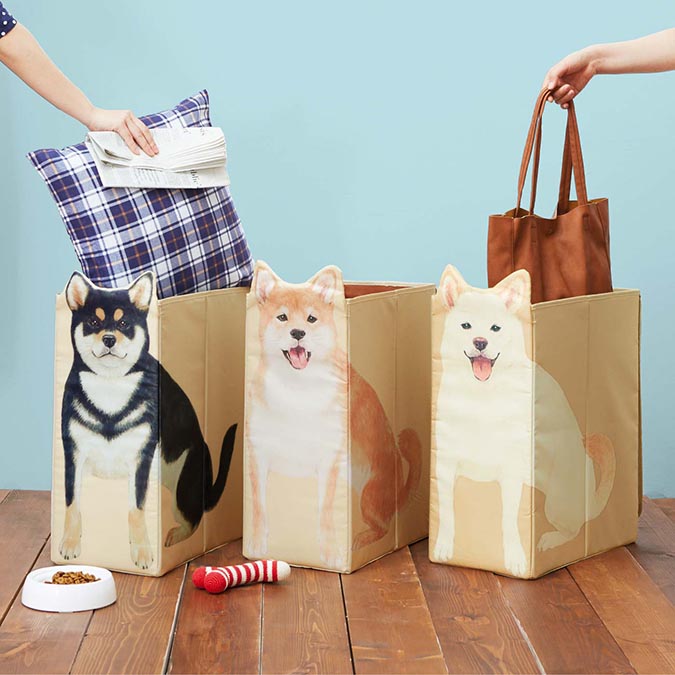 柴犬趣味雜貨-柴犬收納盒